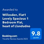 Willesden, Flat1 Lovely Spacious 1 Bedroom Flat, Heart Of Llandudno