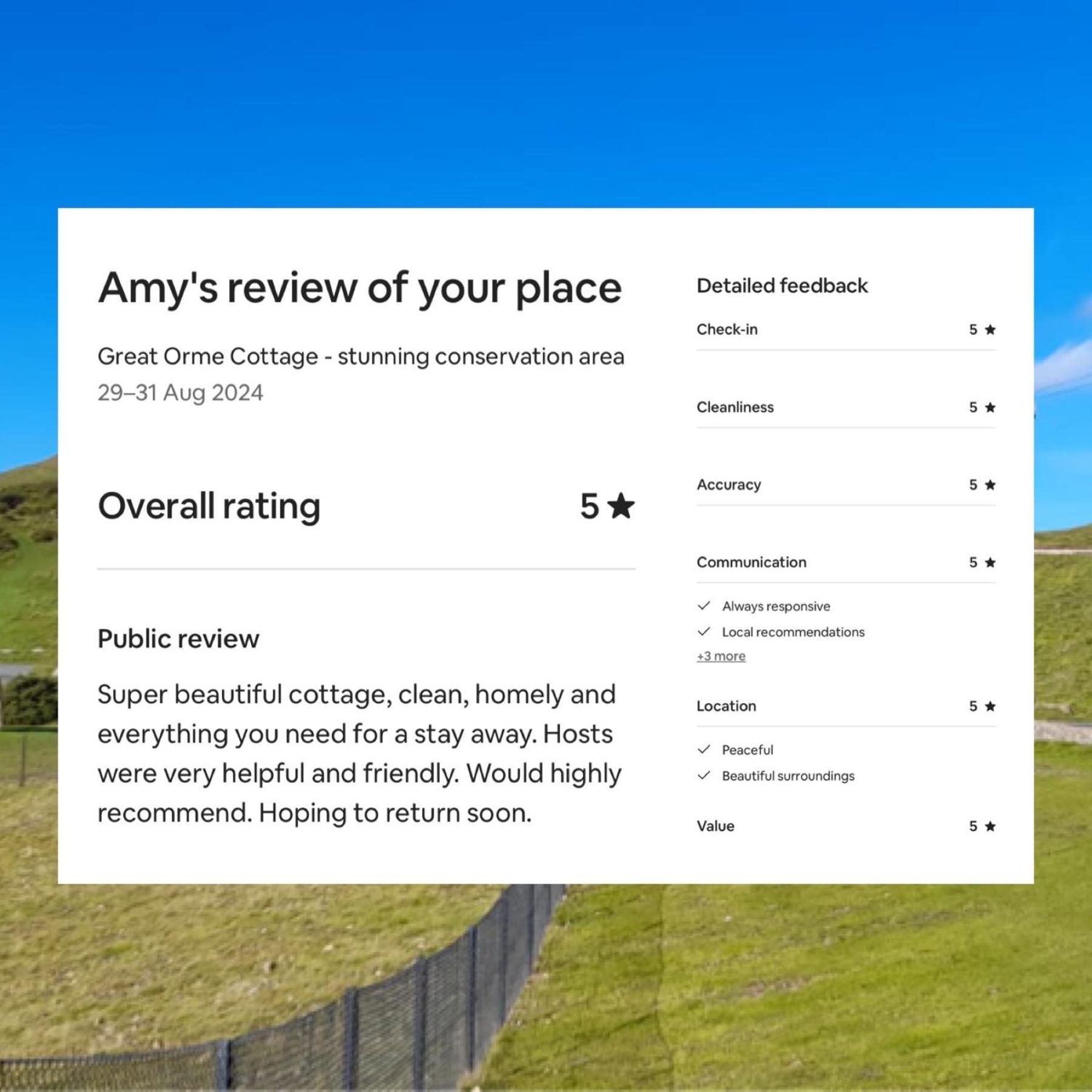 Great Orme Cottage, The Great Orme, * Llandudno
