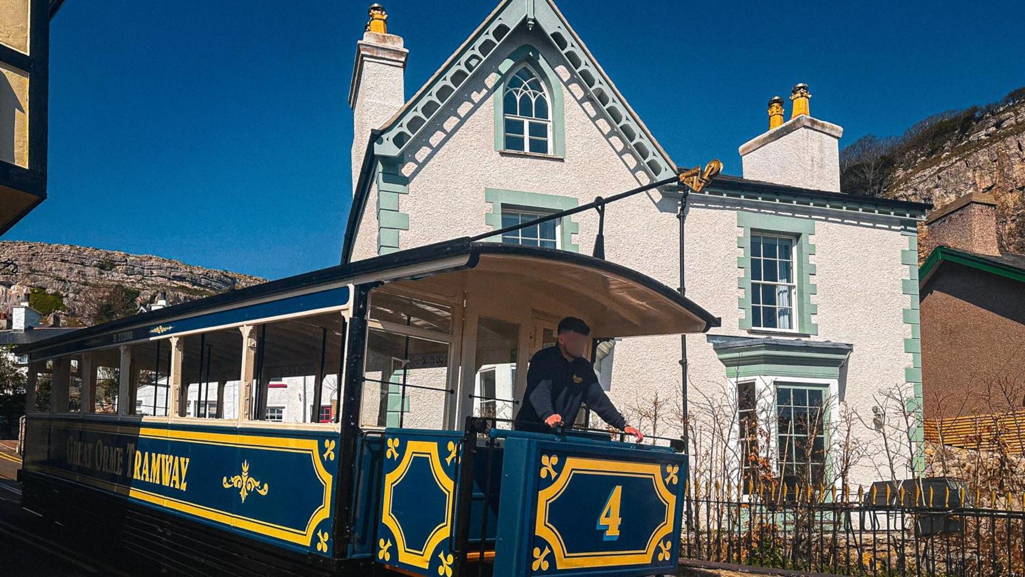Family By The Great Orme Tramway And *